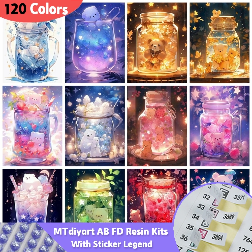 Bottle Animals Diamond Paintin - Photo Mosaic Print のレビューと価格