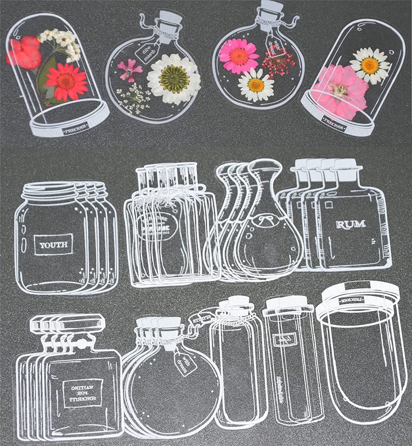30Pcs DIY Transparent Dried Fl - Dried Flower Bookmark のレビューと価格