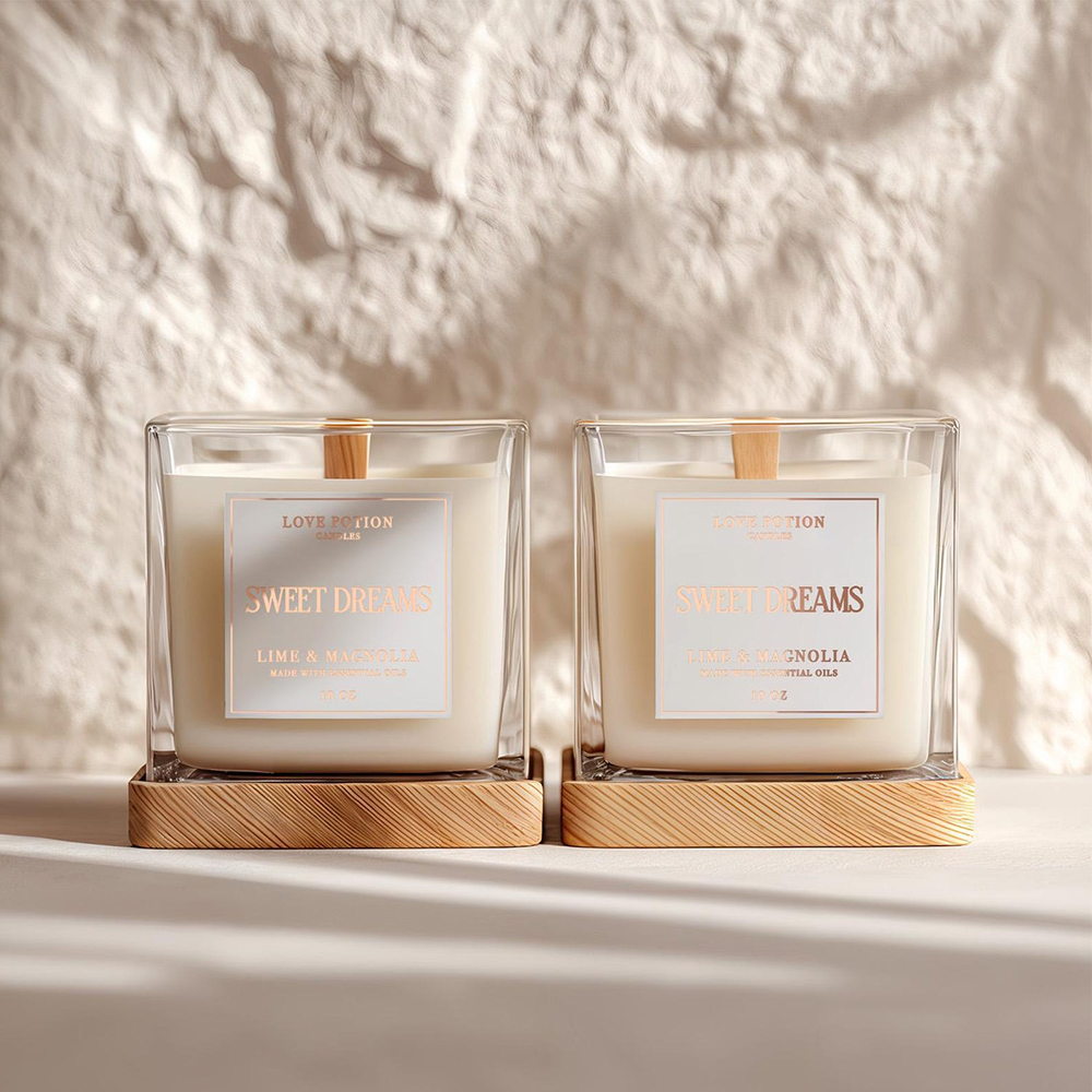 Custom 50pcs Candle Labels Vin - Personalised Candle Label のレビューと価格