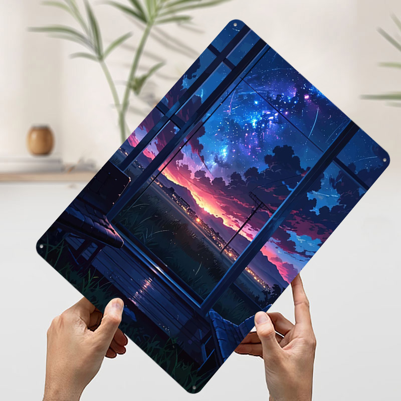 Anime Window View of Starry Ni - Custom Night Sky のレビューと価格