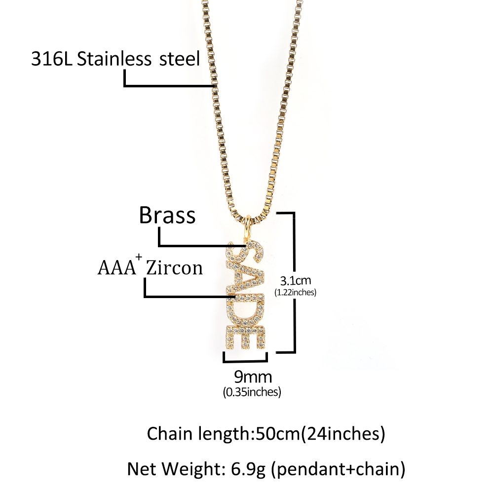 Uwin Custom Personalized Neckl - Personalized Name Box のレビューと価格