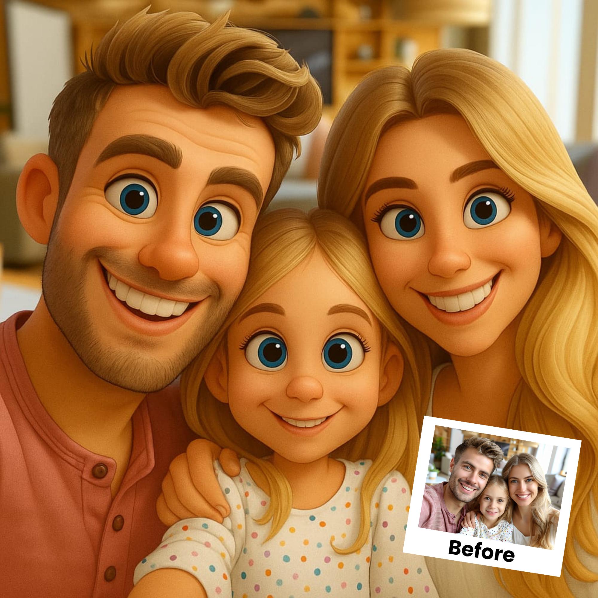 Custom Cartoon style portrait  - Pet Portrait Custom のレビューと価格