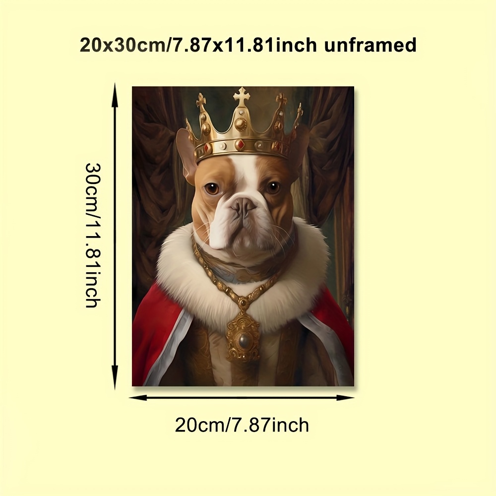 1PC Custom King Queen Dog Cat  - Pet Portrait Custom のレビューと価格