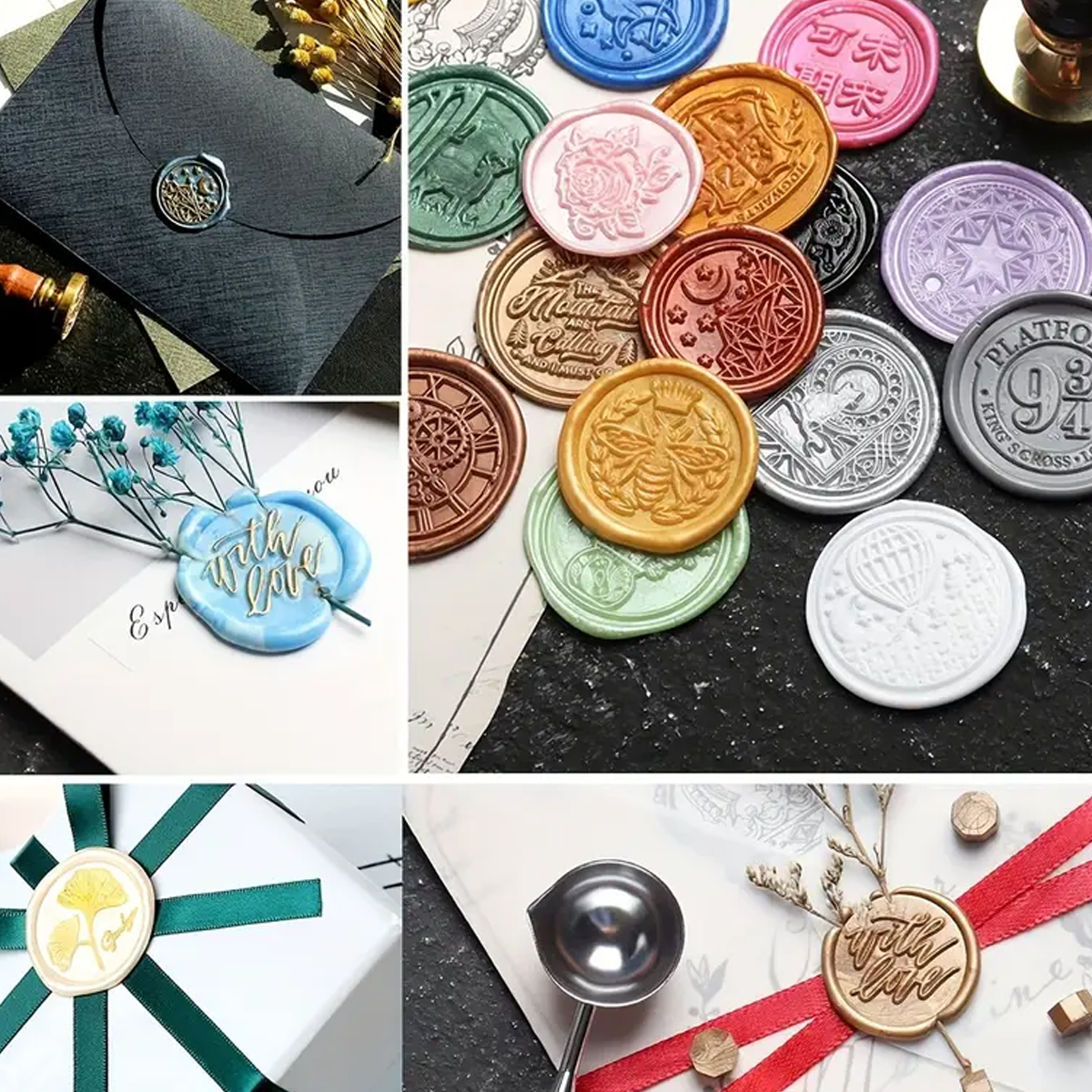 100pc/bag Wax Seal Beads Kit,D - Wax Seal Letter Kit のレビューと価格