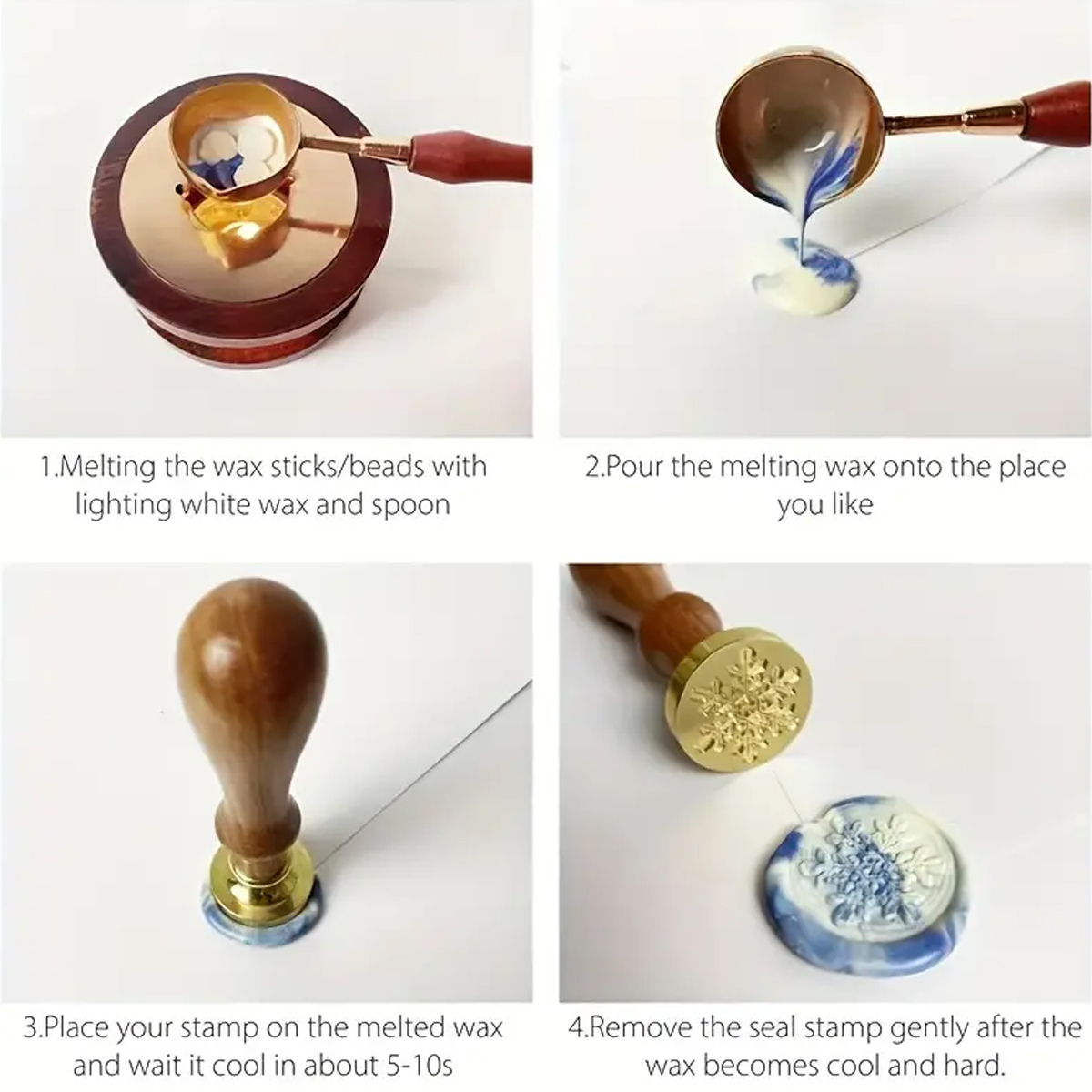 100pc/bag Wax Seal Beads Kit,D - Wax Seal Letter Kit のレビューと価格