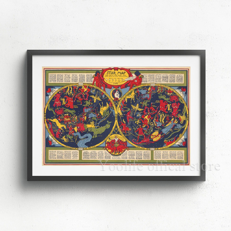 1pc Celestial Planisphere Map  - Custom Star Map のレビューと価格