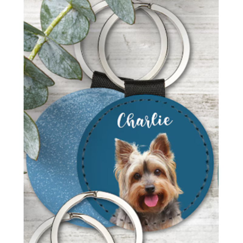 Custom Pet Photo Keychain Pers - Pet Portrait Custom のレビューと価格