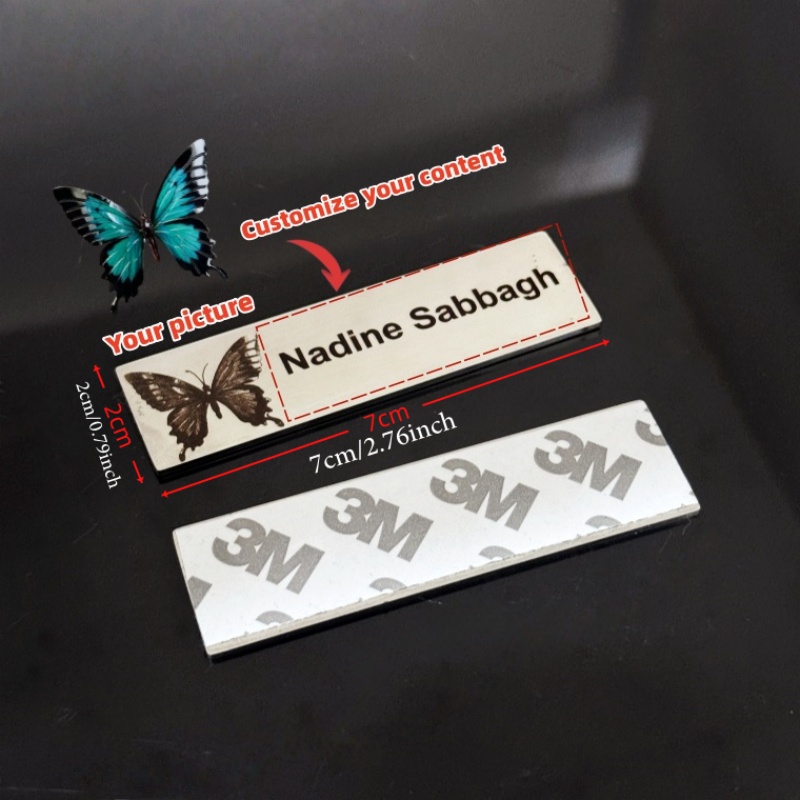 70x20mm Personalize Custom Met - Personalized Name Box のレビューと価格