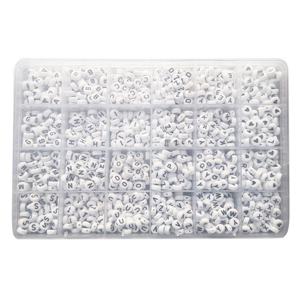 1350Pcs Oblate Letter Beads Pl - Coordinates Bracelet のレビューと価格