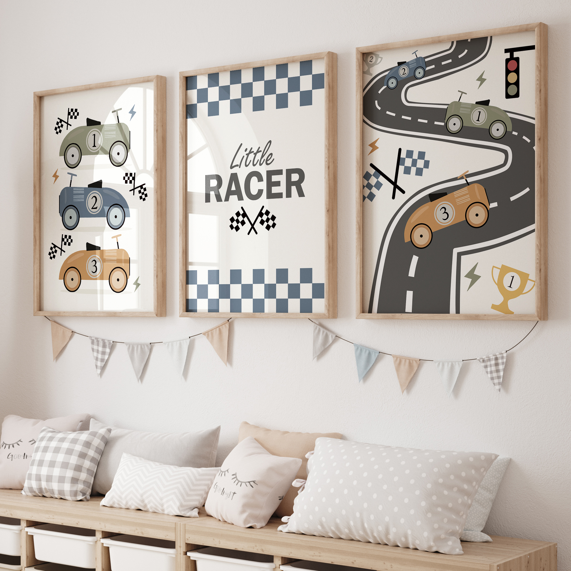 3pcs Minimalist,Cartoon Car Ra - Personalized Name Box のレビューと価格