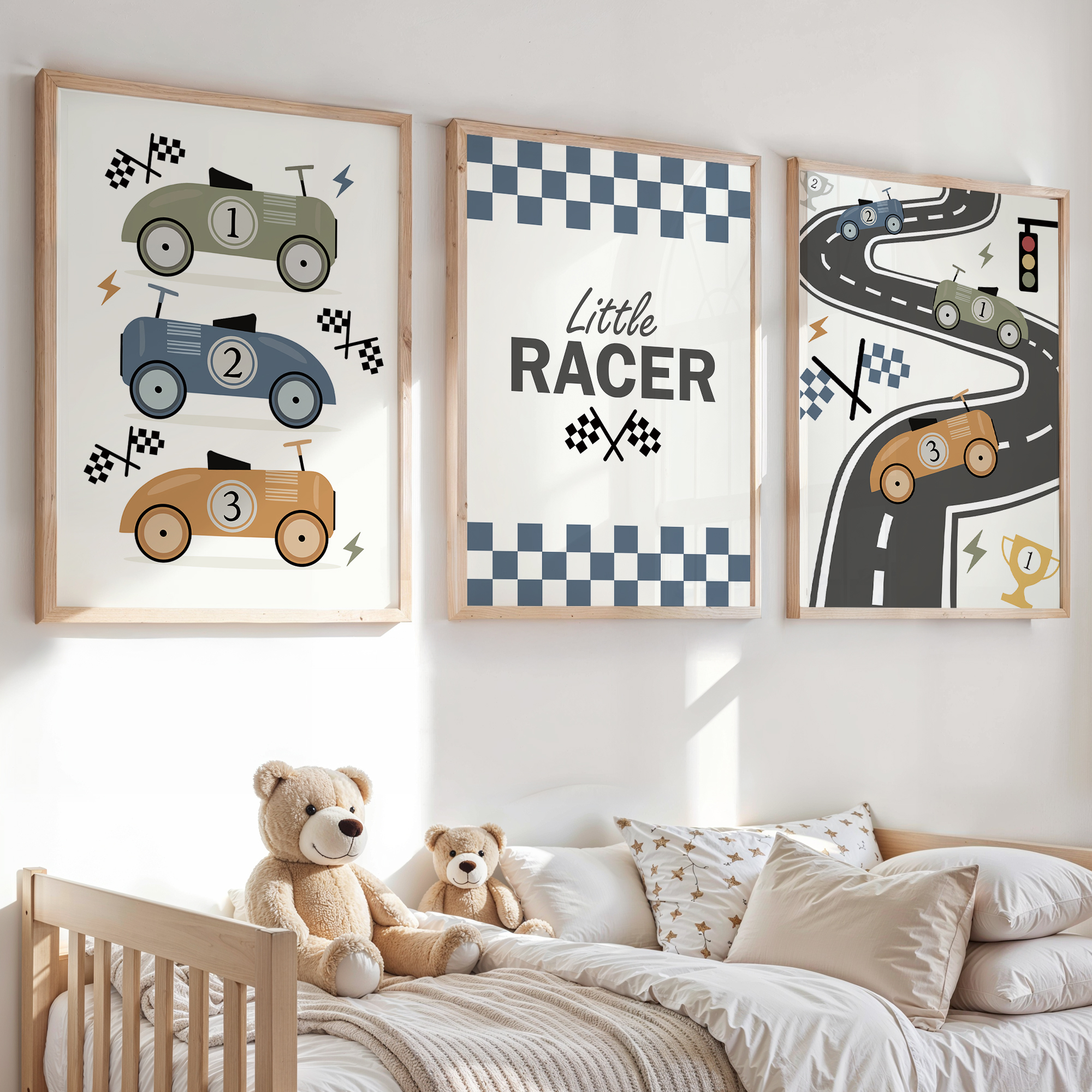 3pcs Minimalist,Cartoon Car Ra - Personalized Name Box のレビューと価格