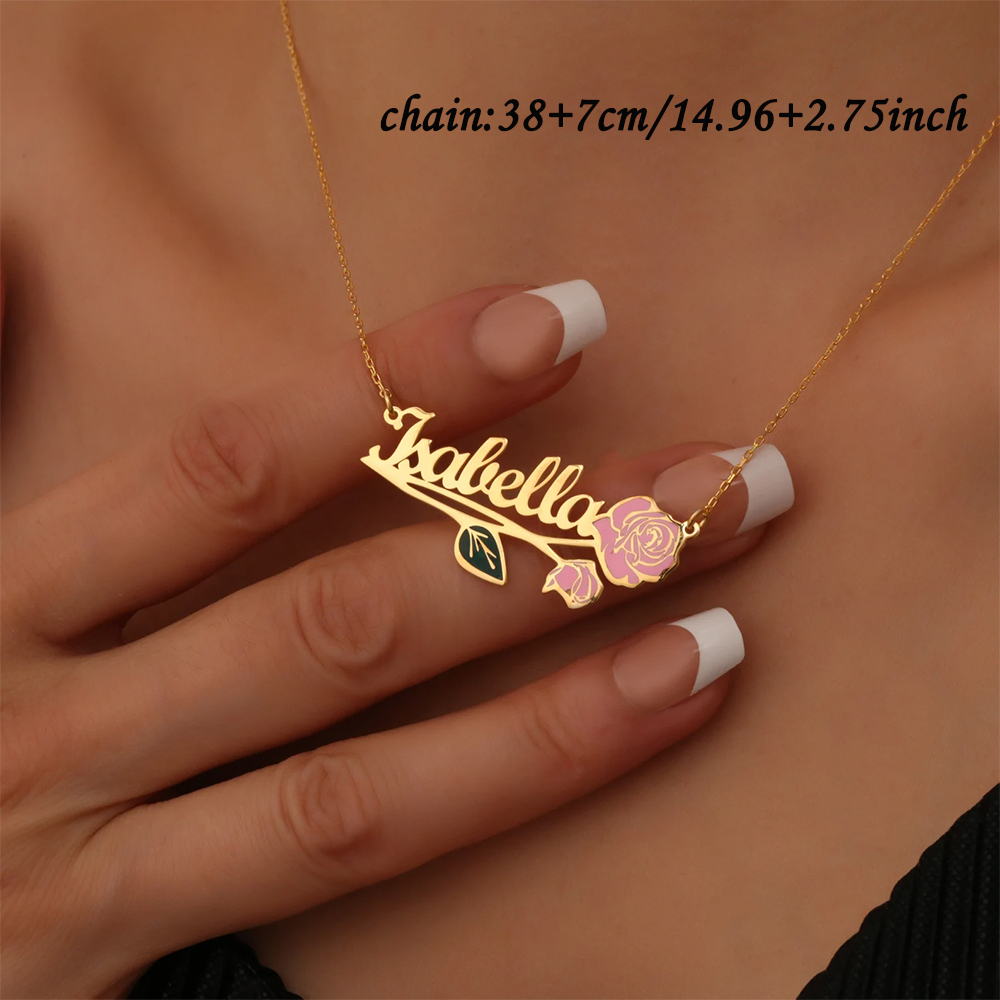 Personalized Colorfuls Birth F - Name Necklace Custom のレビューと価格
