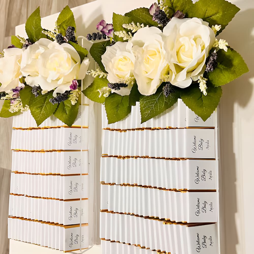 50pcs Wedding Chocolate Packin - Personalised Candle Label のレビューと価格