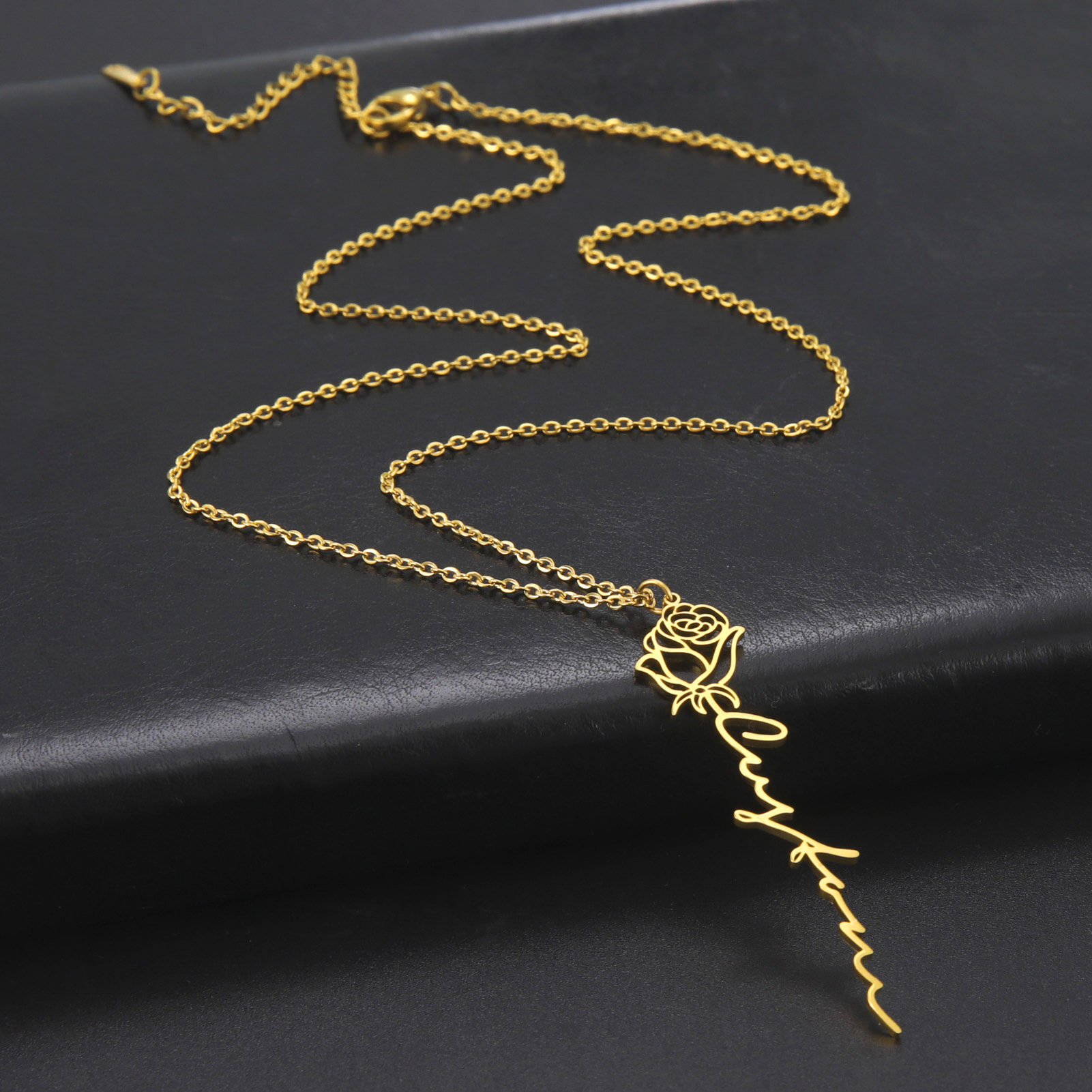 Sipuris Personalized Custom Na - Birth Flower Necklace のレビューと価格