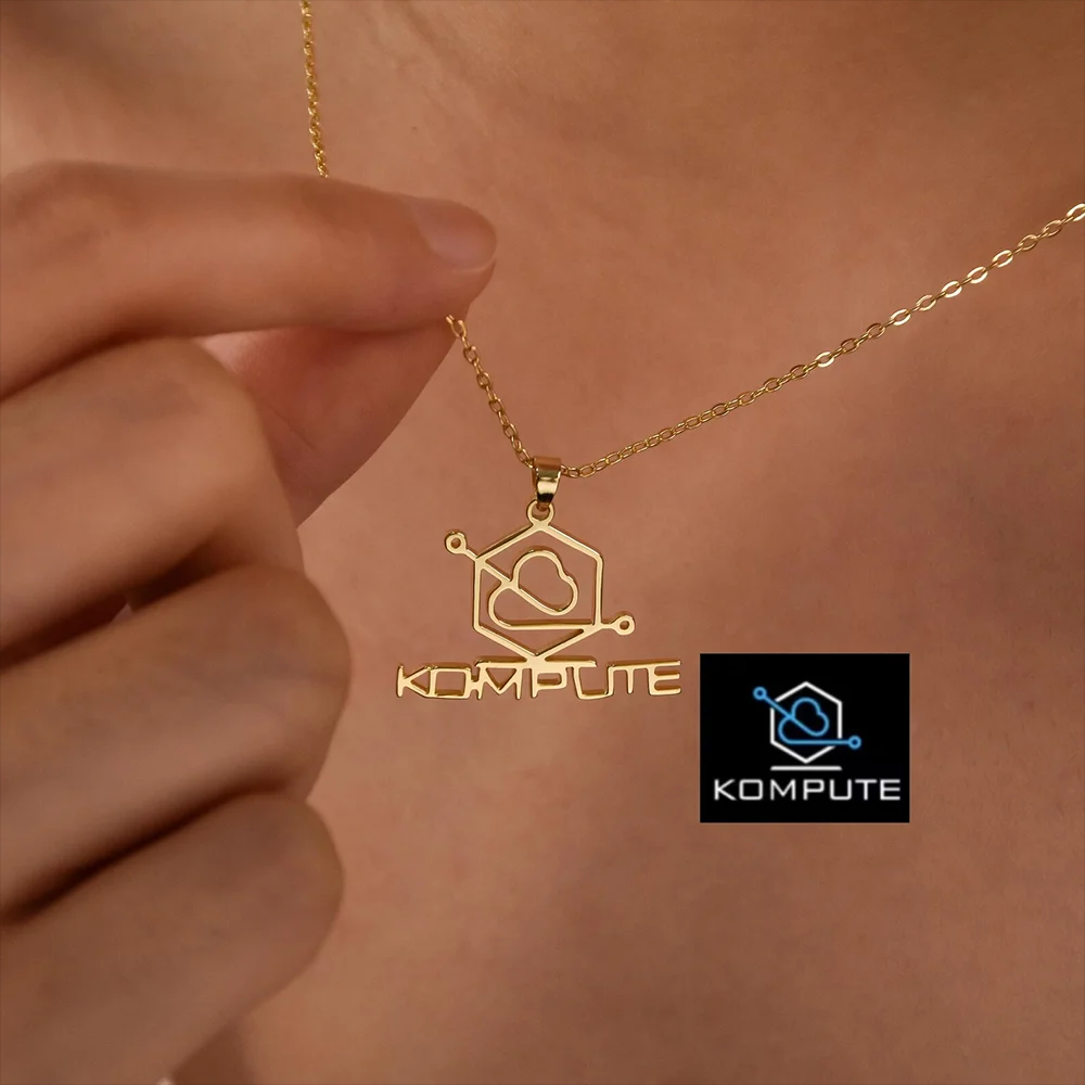Custom Company Logo Necklace P - Name Necklace Custom のレビューと価格