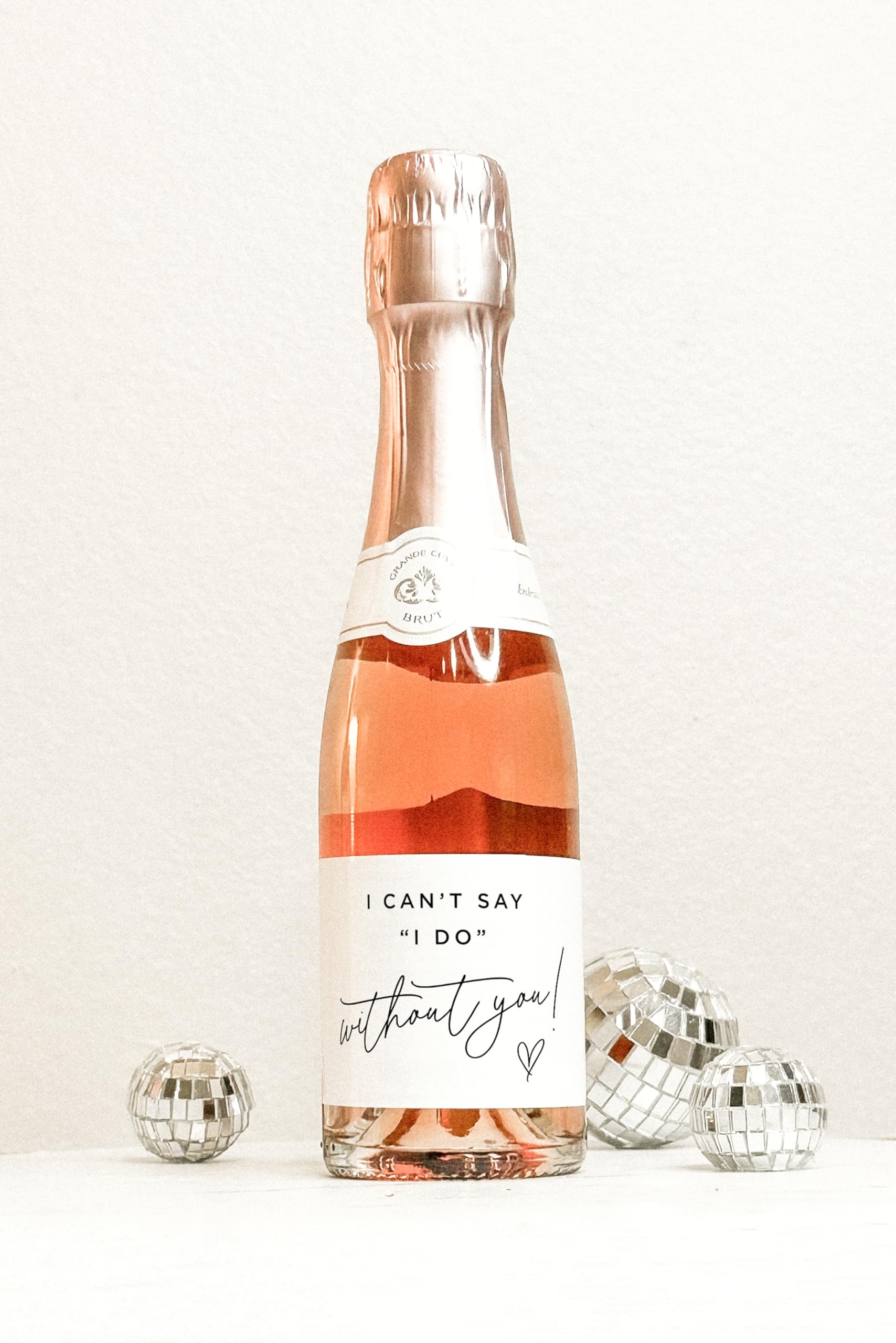 Bridesmaid Proposal Mini Champ - Personalised Candle Label のレビューと価格
