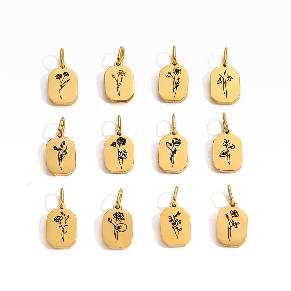 Chic Hot Sale Birth Month Crys - Birth Flower Necklace のレビューと価格