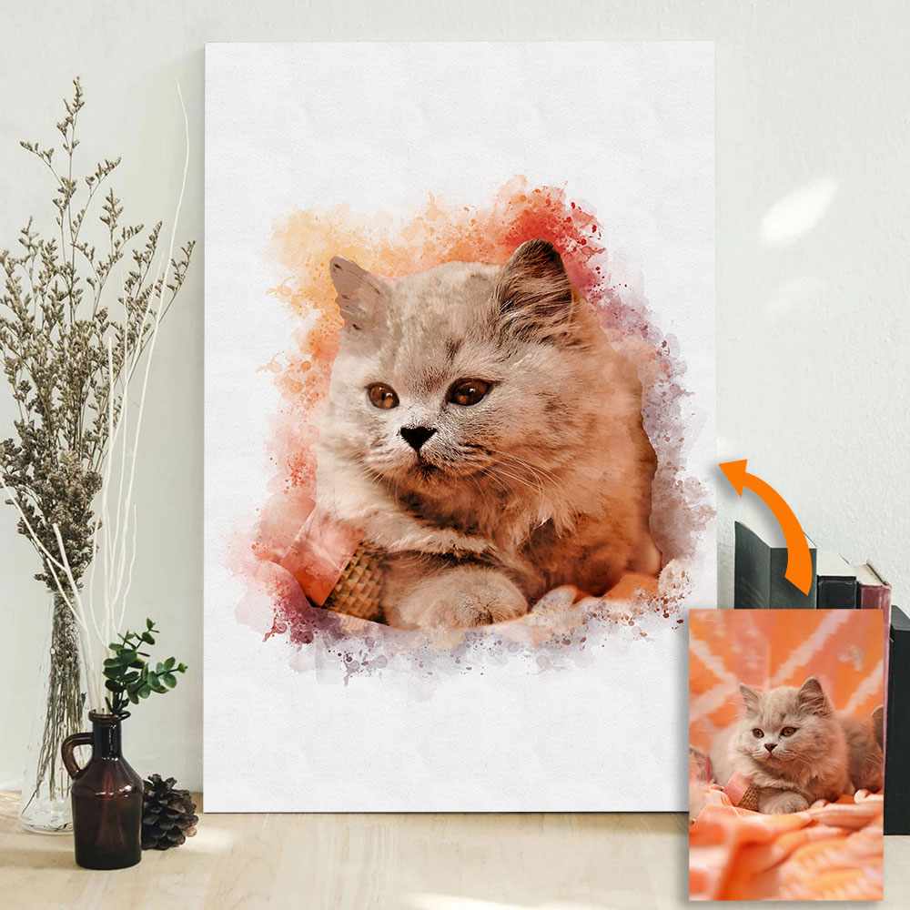 Custom Pet Portrait from Photo - Pet Portrait Custom のレビューと価格