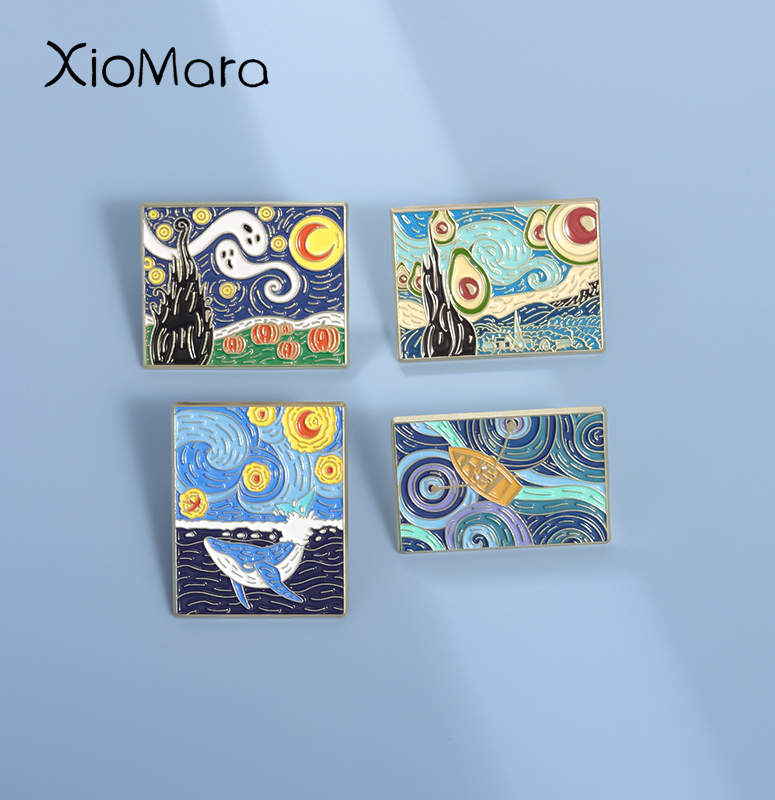 Abstract Oil Painting Enamel P - Custom Night Sky のレビューと価格