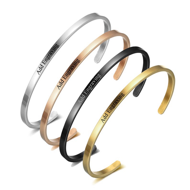4mm Customized Personality Eng - Coordinates Bracelet のレビューと価格
