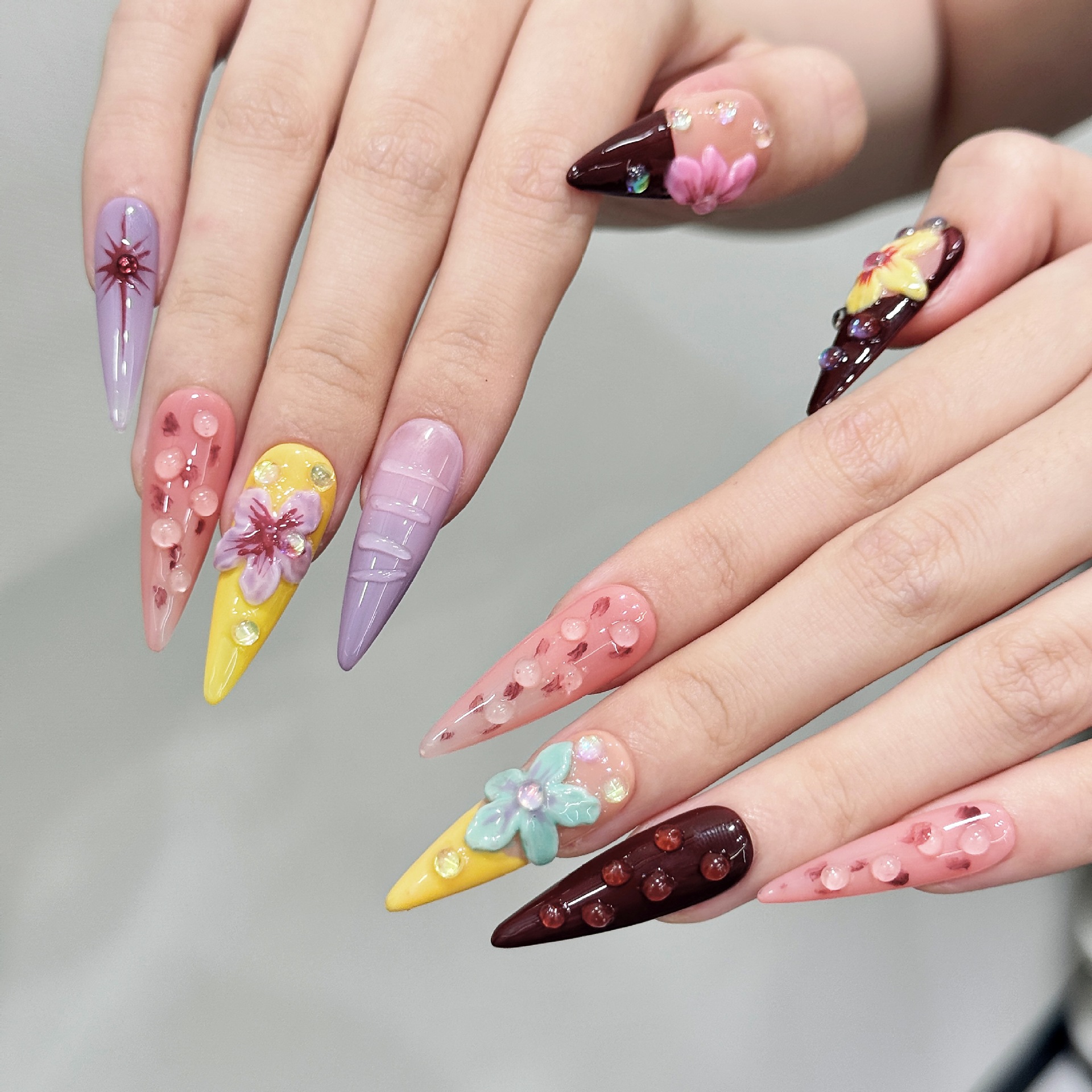 10pcs Handmade Summer Press on - Pressed Flower Art のレビューと価格
