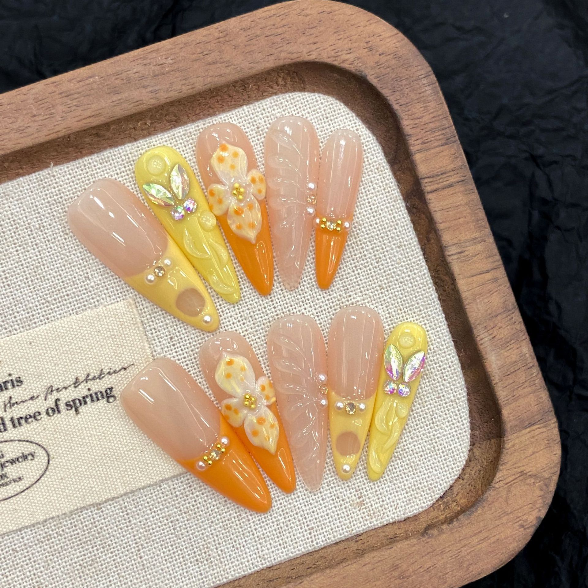 10pcs Handmade Summer Press on - Pressed Flower Art のレビューと価格