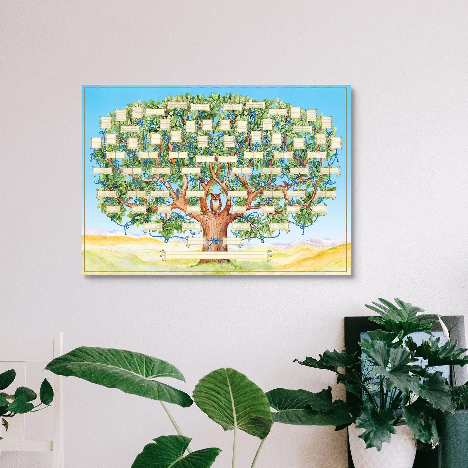 Fillable Family tree diagram C - Family Tree Print のレビューと価格
