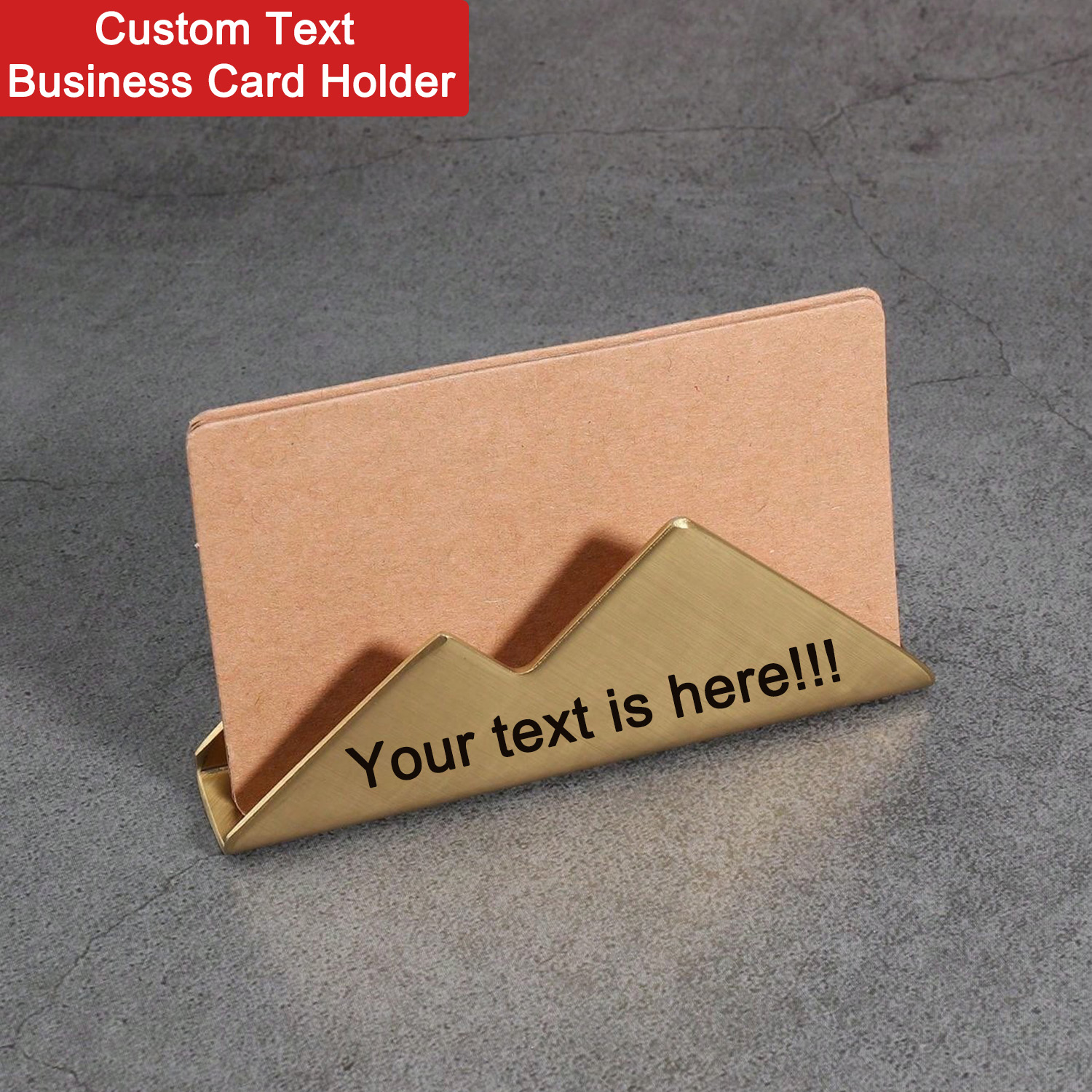 Custom Name Business Card Hold - Personalized Name Box のレビューと価格
