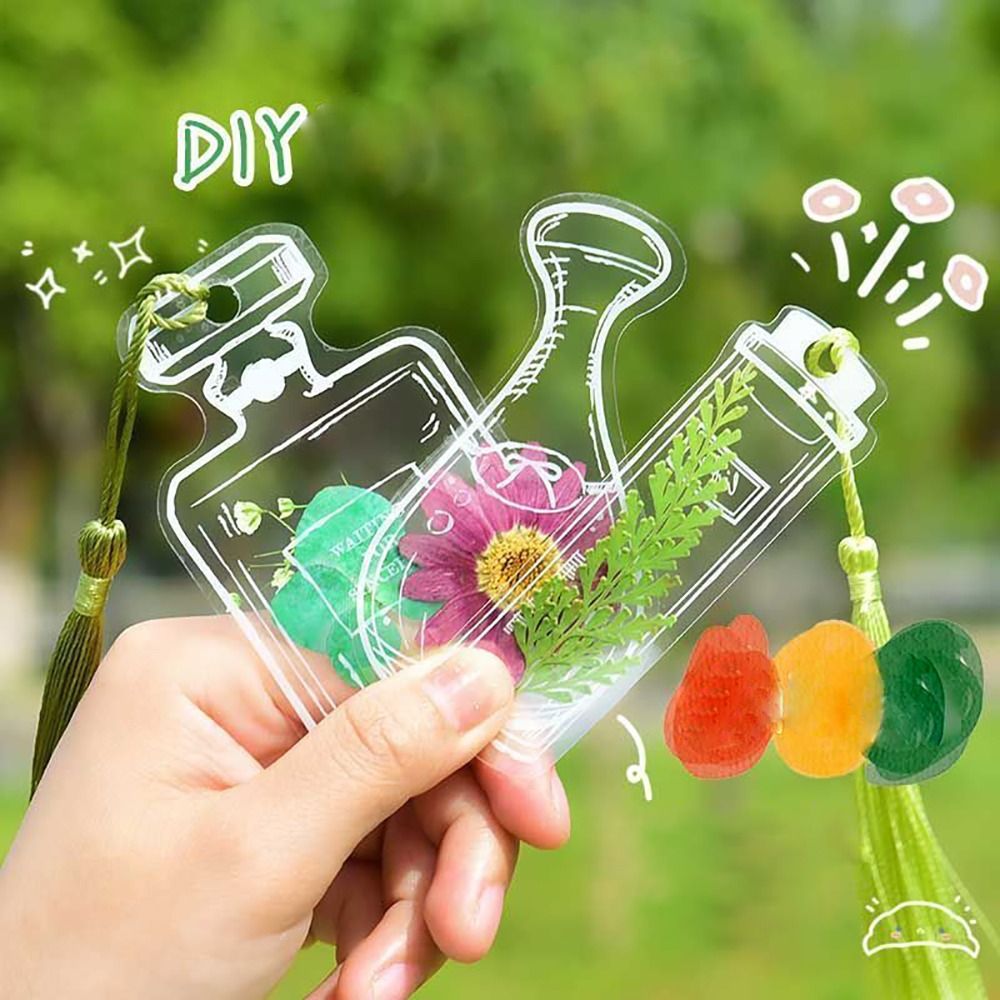 Glassware Shape Bookmarks Stic - Dried Flower Bookmark のレビューと価格