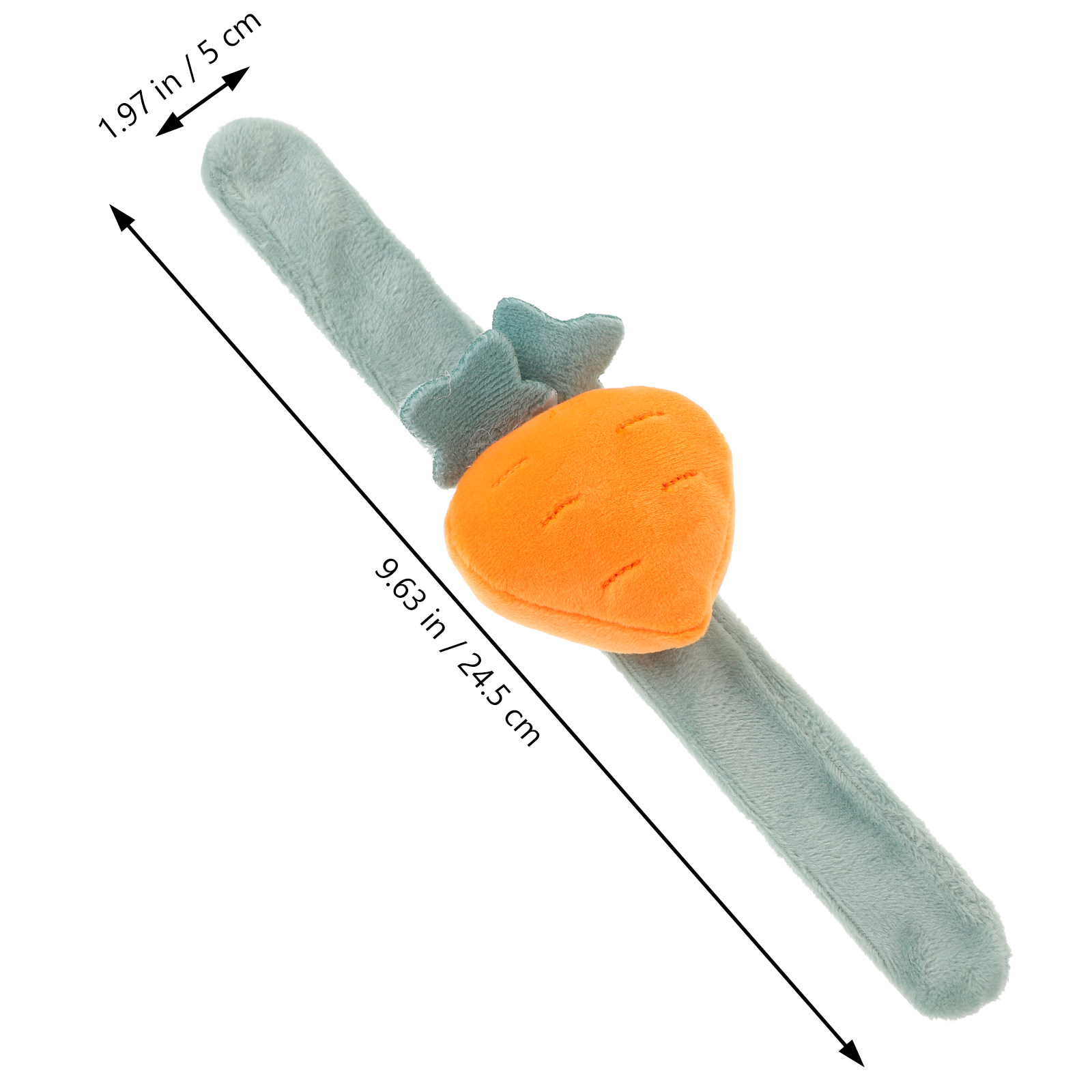 Carrot Slap Wrist Bracelet Sof - Coordinates Bracelet のレビューと価格