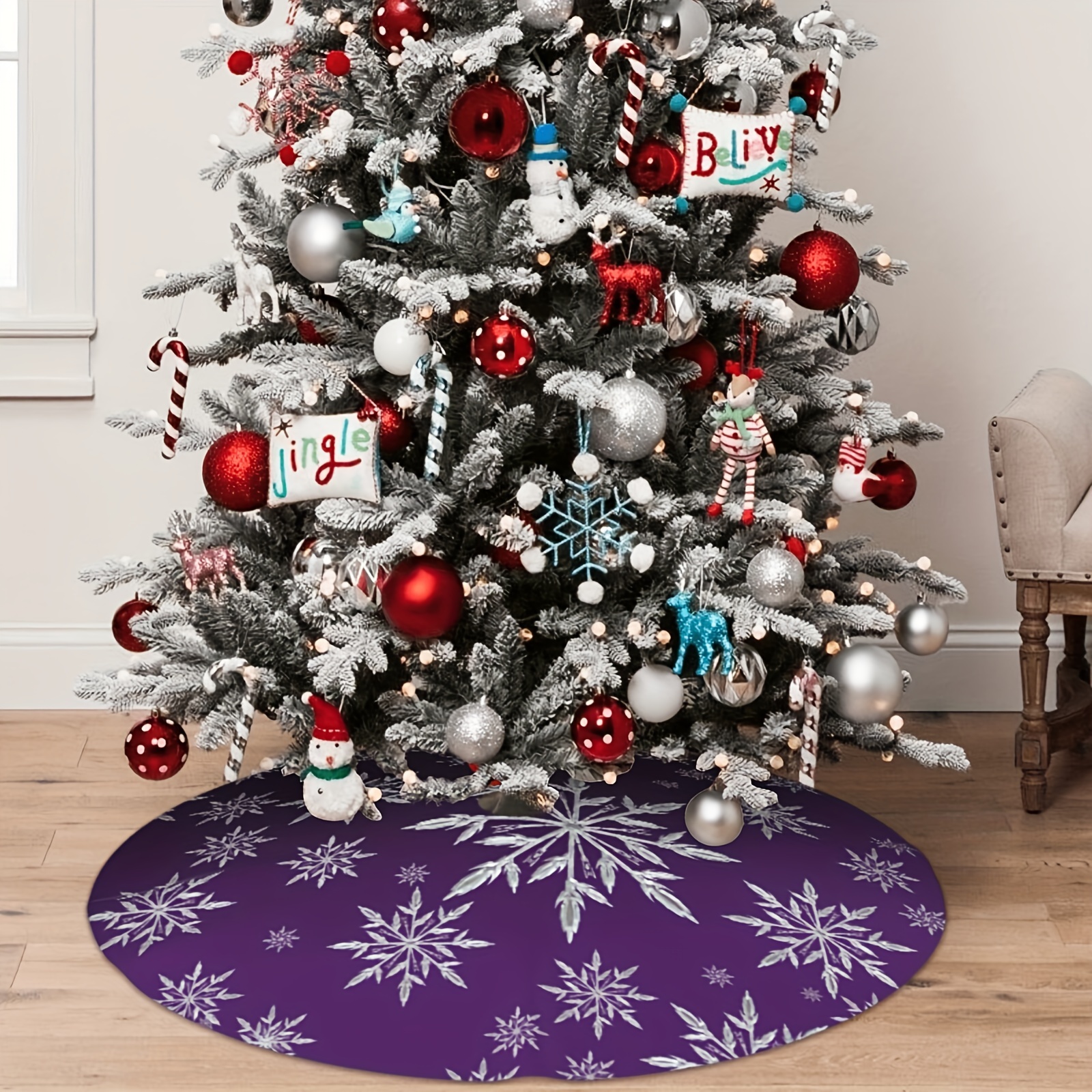 VIKAMA Deep Purple Snowflake P - Family Tree Print のレビューと価格