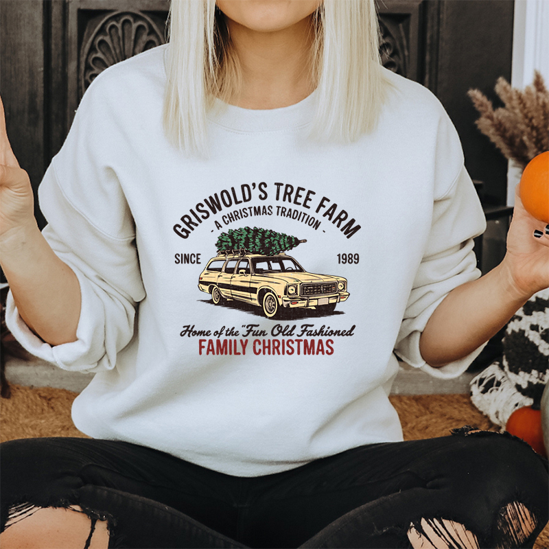 Family Christmas Tree Farm Gra - Family Tree Print のレビューと価格