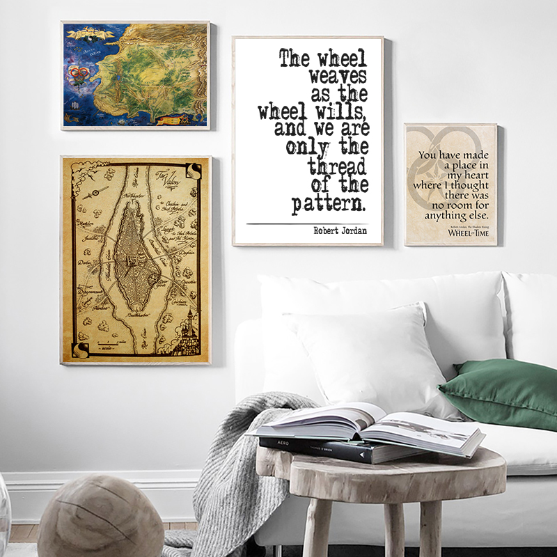 The Wheel of Time Map Poster P - Custom Star Map のレビューと価格