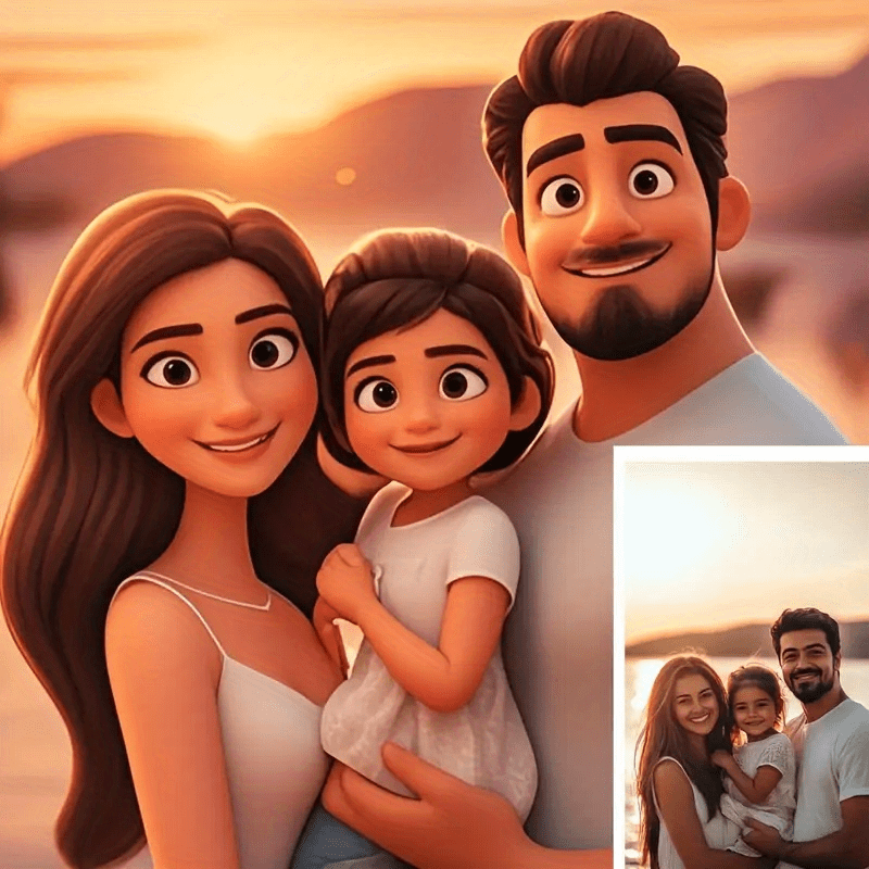 Customizable Cartoon Portrait  - Pet Portrait Custom のレビューと価格