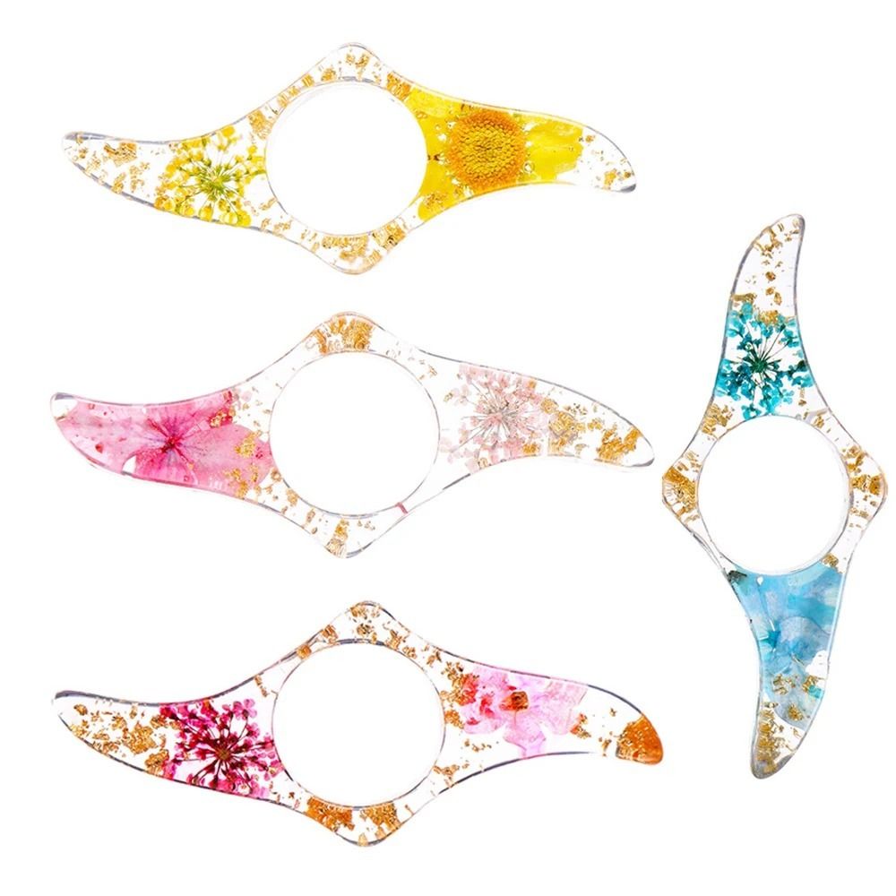 Book Accessories Acrylic Thumb - Dried Flower Bookmark のレビューと価格