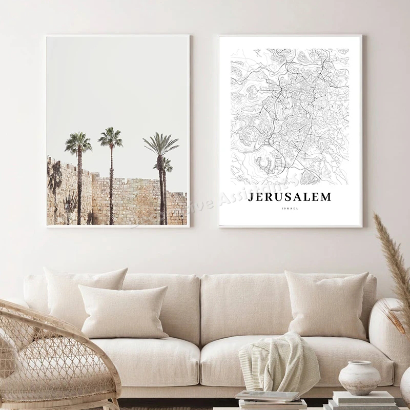 Tel Aviv Map Print Israel City - Custom Star Map のレビューと価格