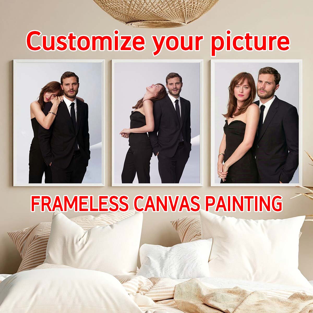 Custom Print Canvas Painting F - Pet Portrait Custom のレビューと価格
