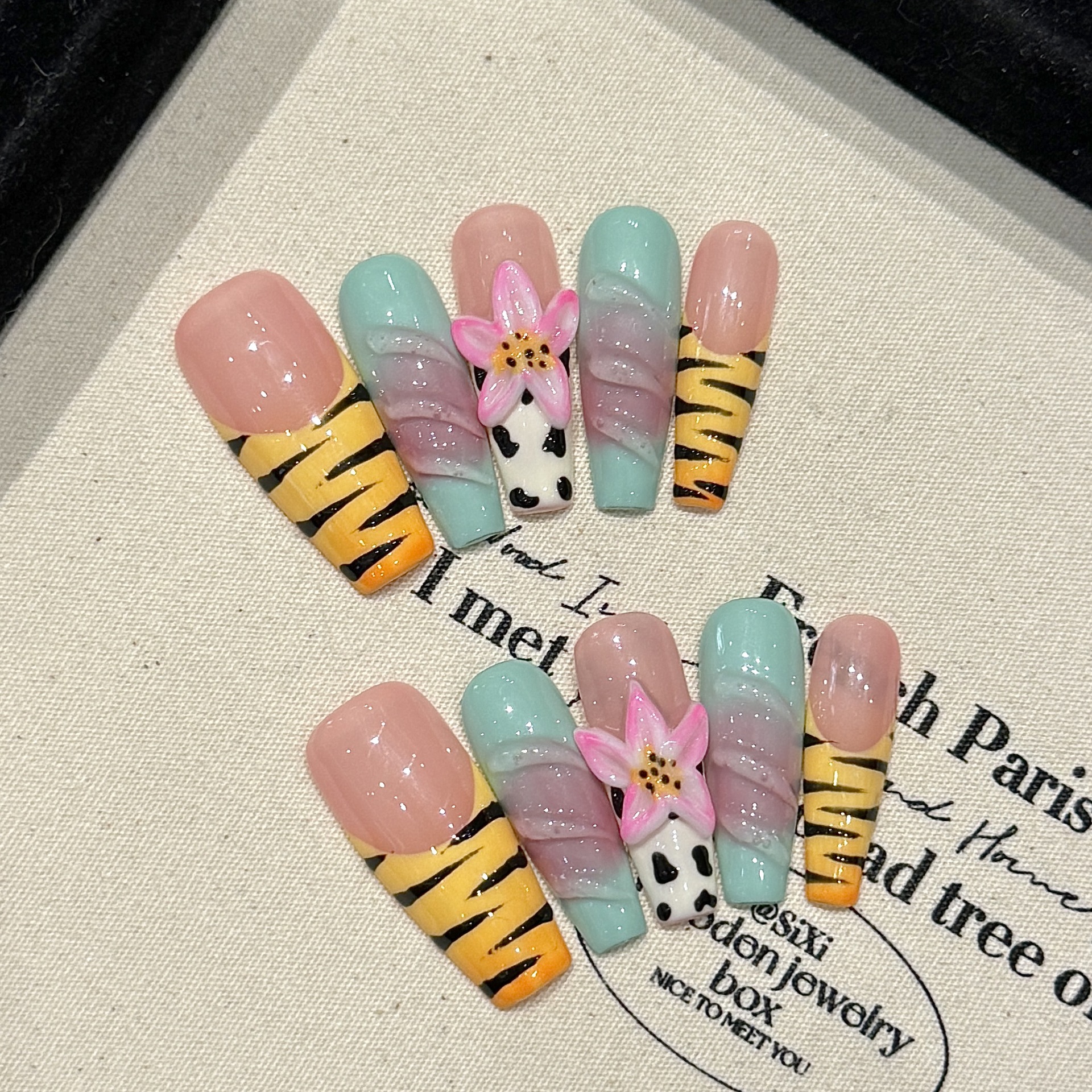 10pcs Pure Hand Pressed Coffin - Pressed Flower Art のレビューと価格