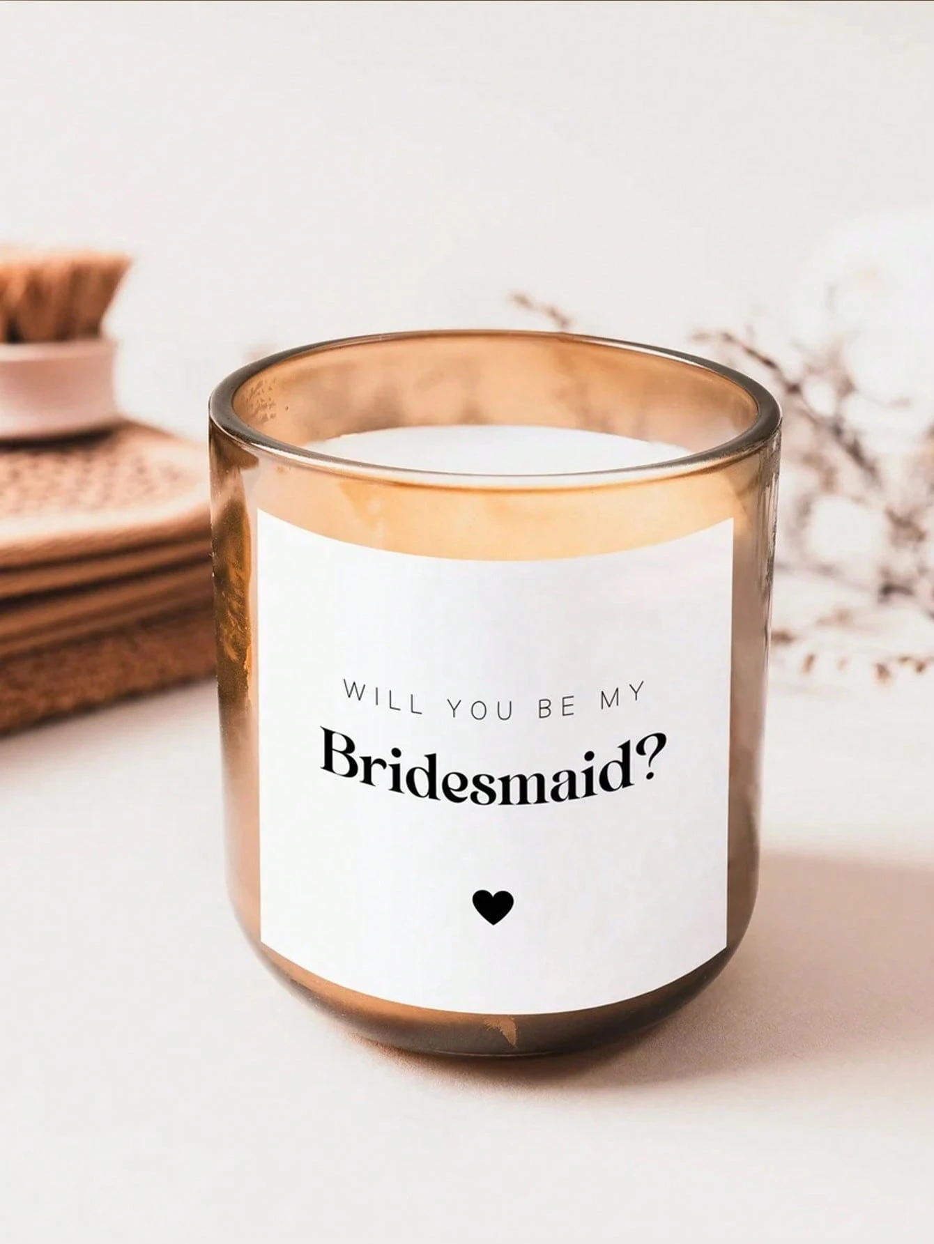 Custom Candle Label Will You B - Personalised Candle Label のレビューと価格