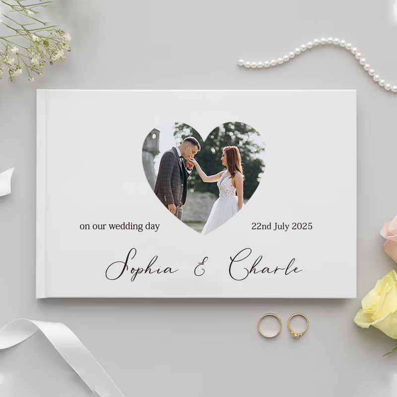 Personalized Guest Book for We - Custom Photo Book のレビューと価格