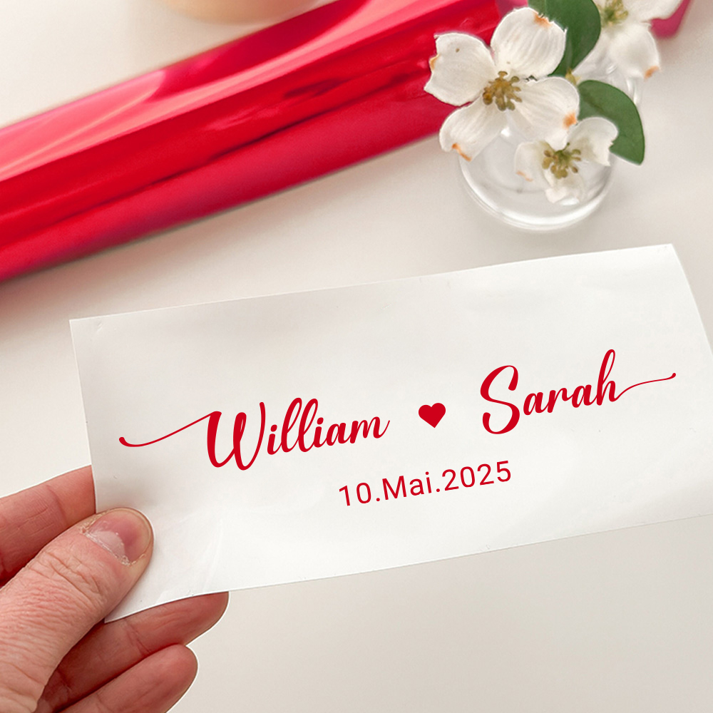 Custom Name Decals for Wedding - Personalized Name Box のレビューと価格
