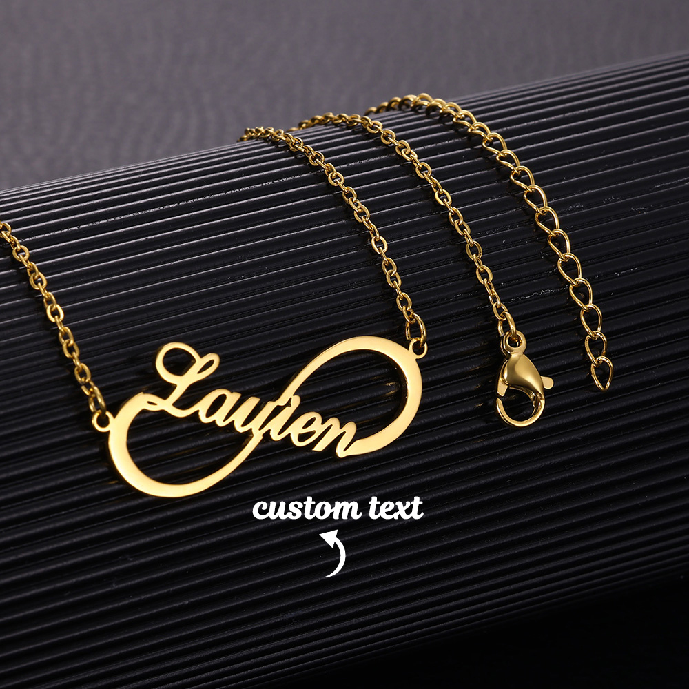 Custom Name Infinity Necklaces - Name Necklace Custom のレビューと価格