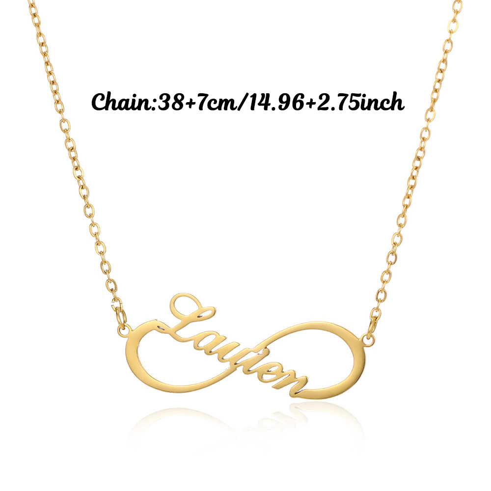 Custom Name Infinity Necklaces - Name Necklace Custom のレビューと価格