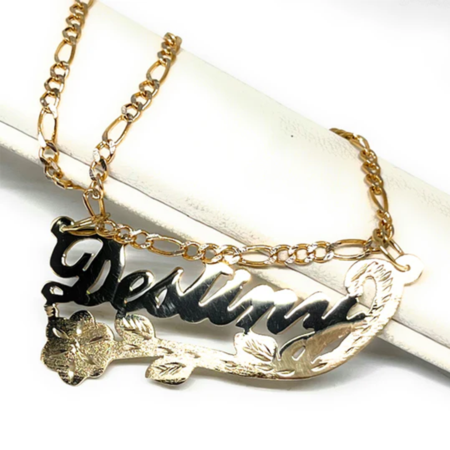 Custom Name Jewelry Retro Styl - Birth Flower Necklace のレビューと価格