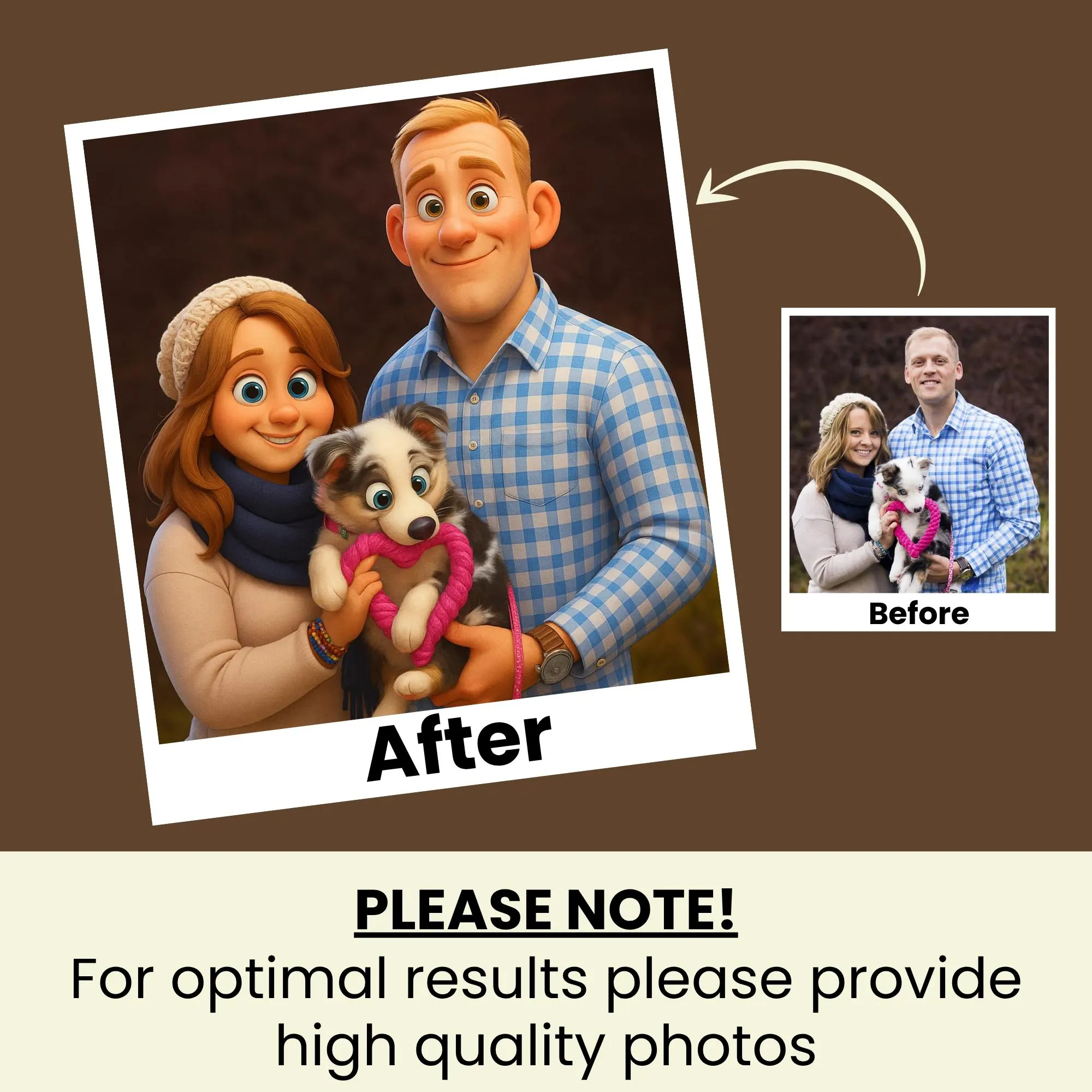 Custom Animated Character Fami - Pet Portrait Custom のレビューと価格