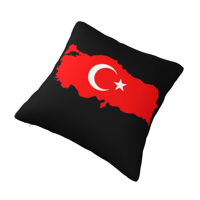 Custom Turkey Flag Map Pillow  - Custom Star Map のレビューと価格