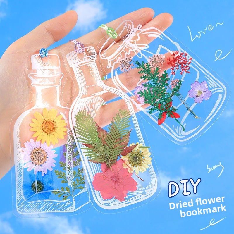20 Piece Bookmarks Kids Creati - Dried Flower Bookmark のレビューと価格