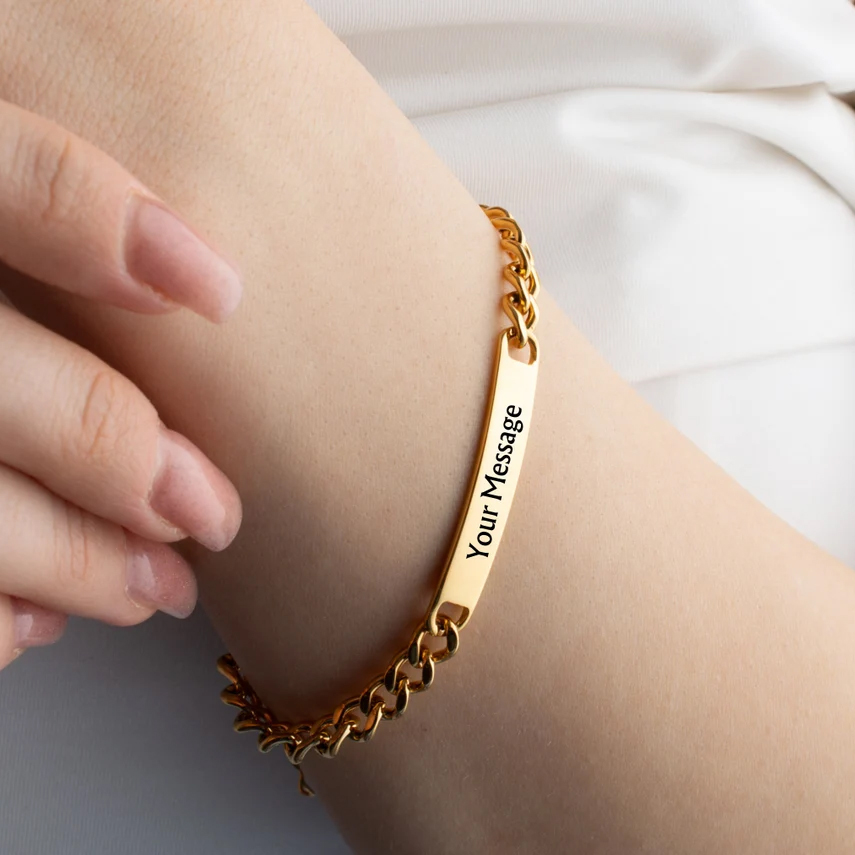 Haiyufly Engrave Name Bracelet - Coordinates Bracelet のレビューと価格