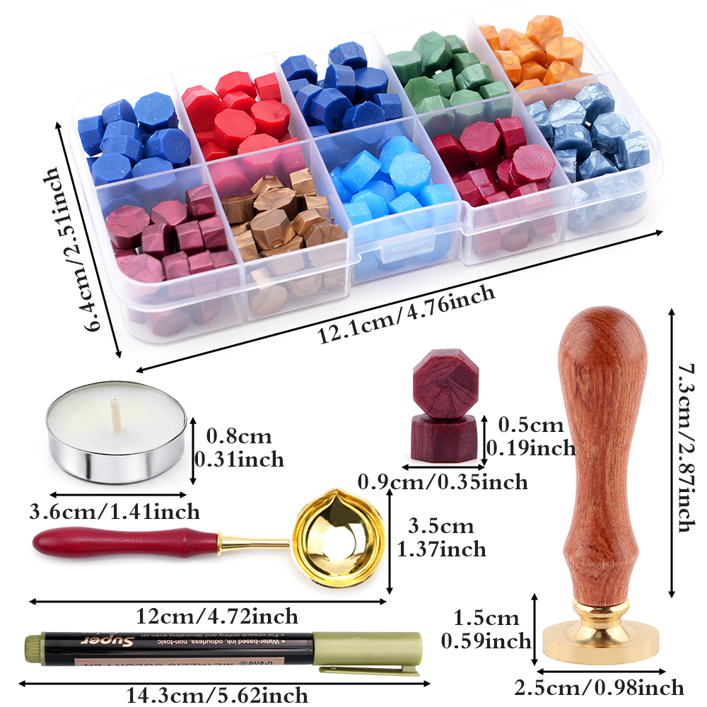 Alphabet Wax Seal Stamp Set -  - Wax Seal Letter Kit のレビューと価格