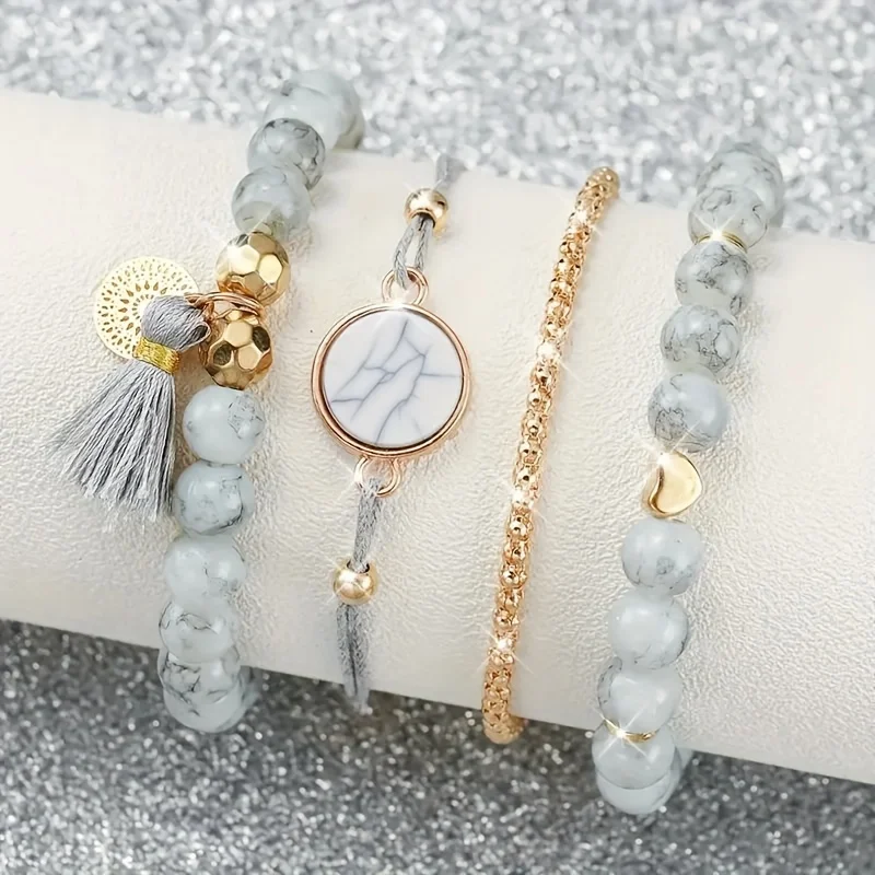 5pcs/Set Chic Women's Quartz W - Coordinates Bracelet のレビューと価格
